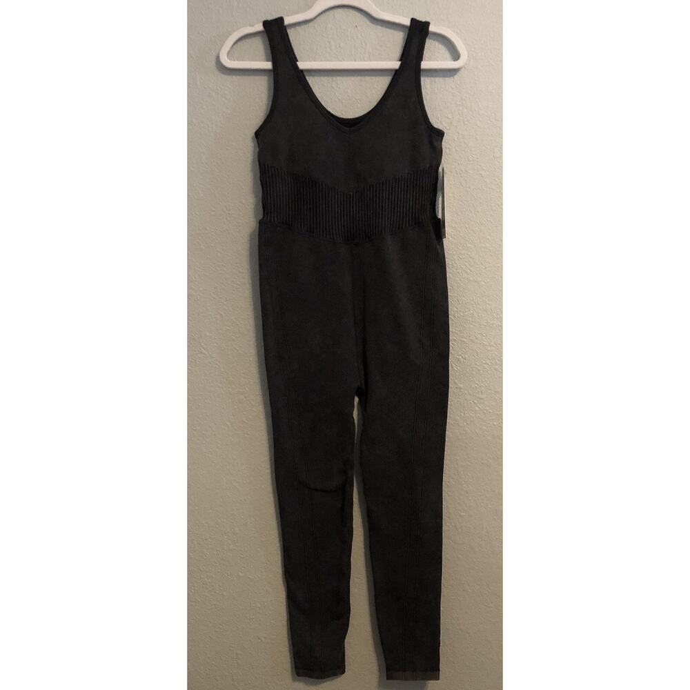 Harmony Balance M‎ Seamless Sculpted Ribbed Knit Bodysuit Jumpsuit Activewear
